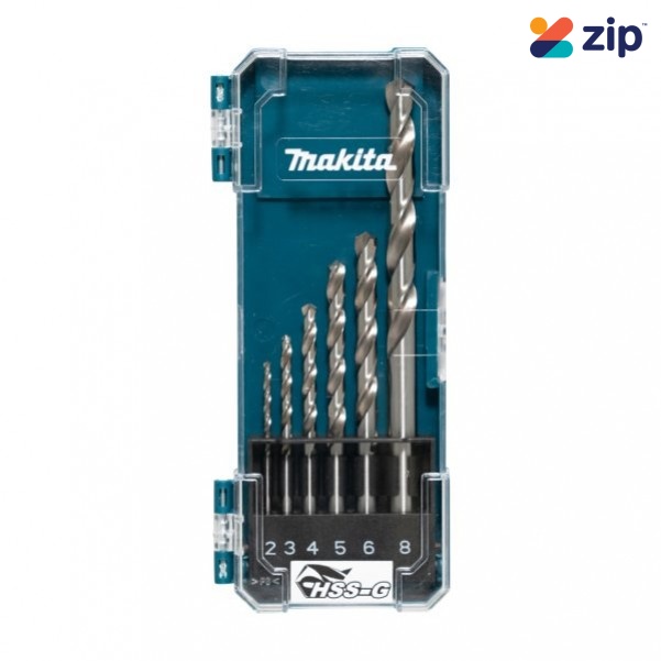 Makita D-75758 - 2-8mm HSS-CO 6pc Metal Drill Bit Set